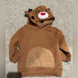 Gymboree Toddler Rudolph Christmas Sweatshirt Like New 12-18 Months